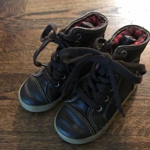 Baby Boys Brown Boots - Size 7